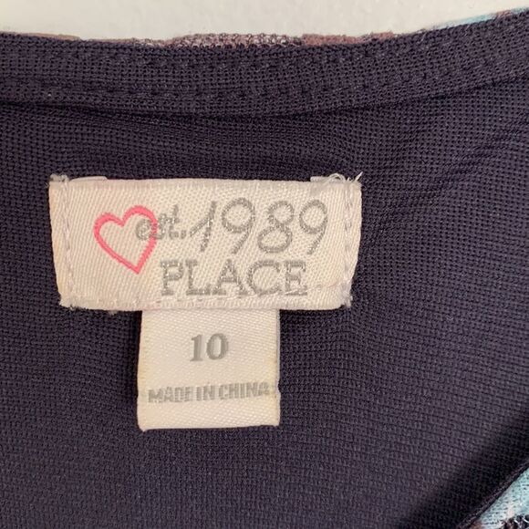 THE CHILDREN’S PLACE | Girls Navy Floral Lace Tulle Tank Dress - Picture 5 of 8